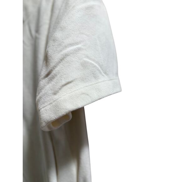 Dudley Stephens White Fleece Short Sleeve Mini Dress - XL - Picture 5 of 8